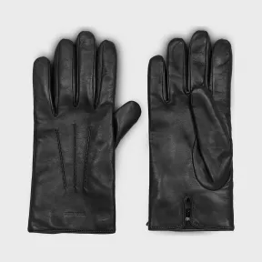 乔治阿玛尼/Giorgio Armani 羔羊纳帕皮羊绒衬里手套 46532945km