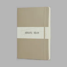 乔治阿玛尼/Giorgio Armani 点格页面硬皮封面大号笔记本 22005304kl