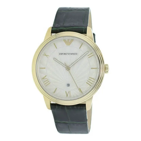 安普里奥·阿玛尼/Emporio Armani 商务休闲系列 石英机芯 PVD镀金 男表 AR1718