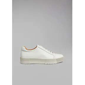 乔治阿玛尼/Giorgio Armani 后跟徽标装饰鹿皮运动鞋 11510902sf