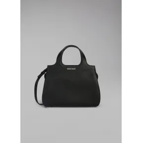 乔治阿玛尼/Giorgio Armani 可脱卸肩带设计粒面皮革手提包 45416467ud