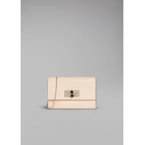 乔治阿玛尼/Giorgio Armani 有机玻璃旋扣链式皮革钱包式迷你手袋 46592055ml