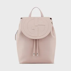 乔治阿玛尼/Giorgio Armani 皮革双肩包带印花标识 45478024cm