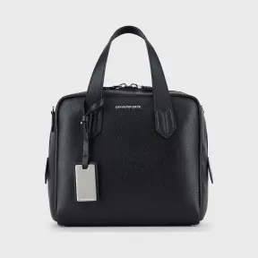 安普里奥·阿玛尼/Emporio Armani 磨毛皮革波士顿包 45474804bc