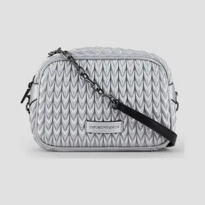 安普里奥·阿玛尼/Emporio Armani 水滴形图案绗缝仿纳帕皮革迷你包袋 45456477hb