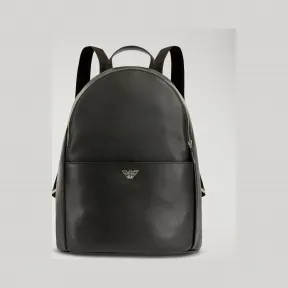 安普里奥·阿玛尼/Emporio Armani 正面口袋设计搓纹皮革双肩包 45422371ss