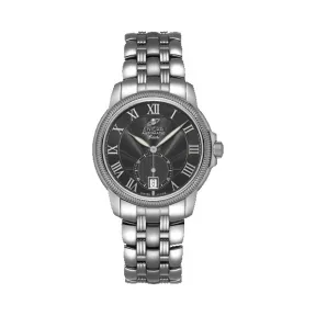 英纳格/Enicar 316L精钢 黑色手表 3160-55-30aB