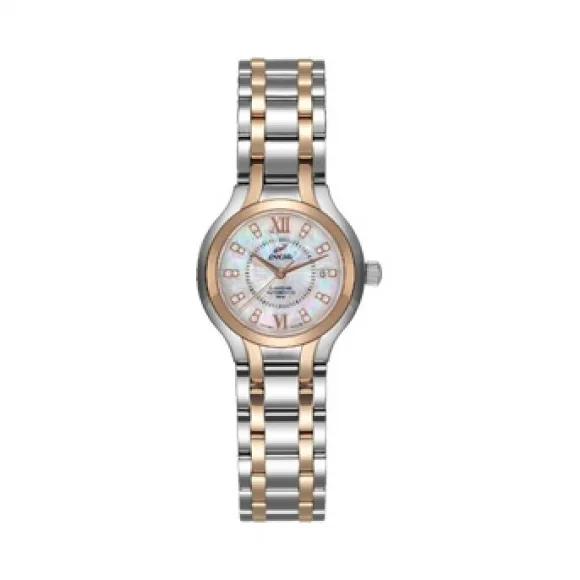 英纳格/Enicar 316L精钢 玫瑰金色手表 778-50-128G