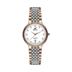 英纳格/Enicar 316L精钢 玫瑰金色手表 955-32-2772GP