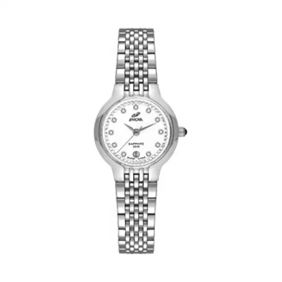 英纳格/Enicar 316L精钢 银色手表 956-32-2772aP