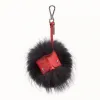 芬迪/Fendi BAG BUGS CUBE吊饰_红色狐狸皮吊饰 7AR386 A67 GF156L