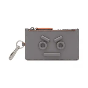 芬迪/Fendi 男士钢色KEY RING皮革钥匙环 7AR534 O7A F07T6