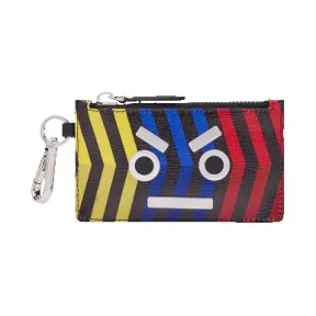 芬迪/Fendi 男士黑色KEYRING皮革钥匙圈-意大利奢侈品牌芬廸官网 7AR534 SLN F044G