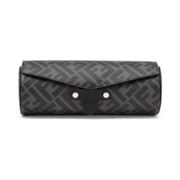 芬迪/Fendi 灰色PU材质腕表盒-男士腕表盒-FENDI芬迪中国官网 7AS073A8V3F0GXN-8054321071852