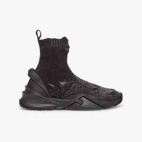 芬迪/Fendi Fendi Flow-黑色网布跑步鞋-男士鞋履 7E1554AHI8F1IXR 8056582231440