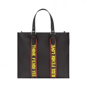 芬迪/Fendi 男士黑色皮革包袋 7VA390 AO1 OF100I