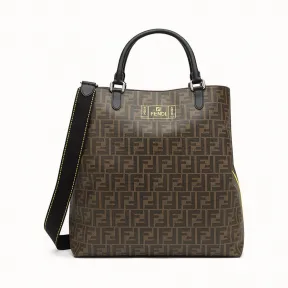 芬迪/Fendi 手提袋_棕色布料手提袋 7VA468 A80 PF17Q0