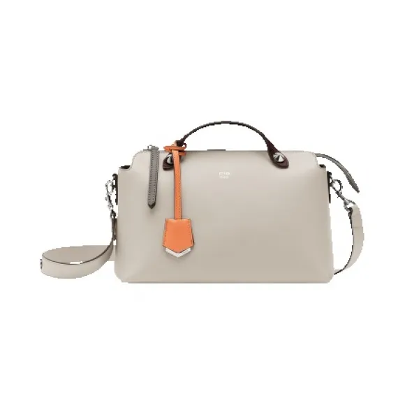 芬迪/Fendi 女士粉灰色By The Way手袋小牛皮包袋 8BL124 5QJ F09PP