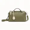 芬迪/Fendi BY THE WAY REGULAR_绿色皮革波士顿包 8BL124 5QJ F14QD