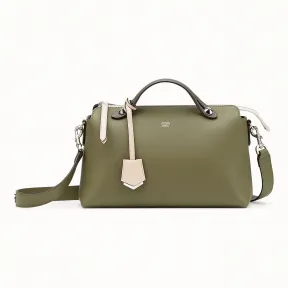 芬迪/Fendi BY THE WAY REGULAR_绿色皮革波士顿包 8BL124 5QJ F14QD