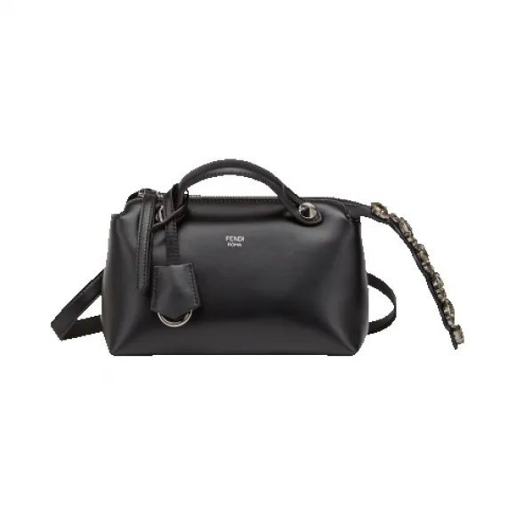 芬迪/Fendi 女士黑色BY THE WAY MINI皮革包袋 8BL135 SV9 F01GM