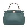 芬迪/Fendi 女士绿色MINI PEEKABOO软羊革包袋 8BN244 68H F07FK