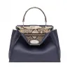 芬迪/Fendi 蓝色REGULAR PEEKABOO皮革手提包 8BN290 N8K F03J1