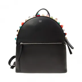 芬迪/Fendi  黑色 牛皮  双肩包 8BZ035SGNF0JBX