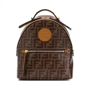 芬迪/Fendi  啡色 牛皮 女士 双肩包 8BZ038A5K4F15WO