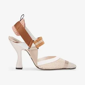 芬迪/Fendi 女士 米色网纱 Colibrì 8J6967A8CBF16ZS