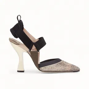 芬迪/Fendi 女士 米色网纱 Colibrì 8J6967A8CCF17S2