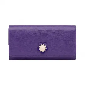 芬迪/Fendi 紫色Crayons小牛皮背链式皮夹  8M0365 87H F02TJ