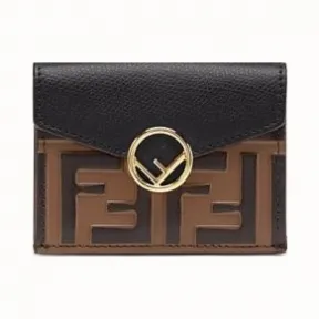 芬迪/Fendi MICRO TRIFOLD系列_“F is ”紧凑型三折皮夹 8M0395 A6C BF13VK