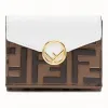 芬迪/Fendi MICRO TRIFOLD系列_白色皮夹 8M0395 A6C BF15S1