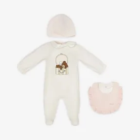 芬迪/Fendi 平纹布婴儿套装 BFK063ST8F0YT7
