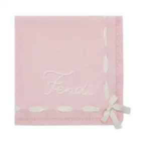 芬迪/Fendi 粉红色棉质针织婴儿毛毯-婴儿毛毯-FENDI芬迪中国官网 BUJ201AJ21F0C11-8056867861577
