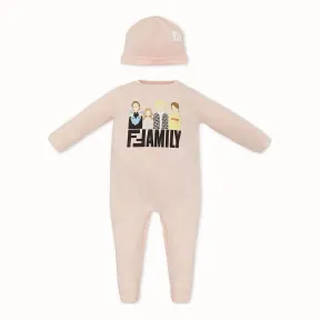 芬迪/Fendi 婴儿套装_粉红色针织婴儿套装 BUK026 ST8 F0C11