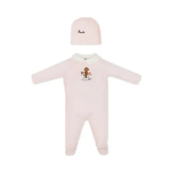 芬迪/Fendi 粉红色平纹布婴儿套装-婴儿套装-FENDI芬迪中国官网 BUK081ST8F0C11-8058613991583