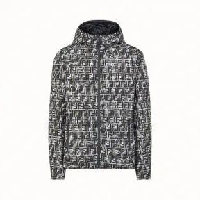 芬迪/Fendi 拼色高科技布料防风衣 FAA710ABSBF1AY7