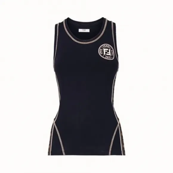 芬迪/Fendi 上衣_黑色高科技布料上衣 FAF093 A4F 0F14L4