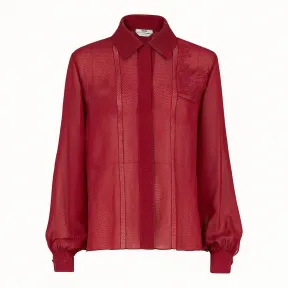 芬迪/Fendi 恤衫_红色棉质恤衫 FS7076 A5F KF0GXR