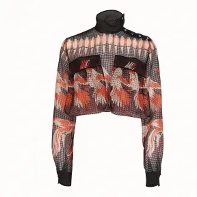 芬迪/Fendi 上衣_拼色网眼布上衣 FS7147 A7W AF03QE