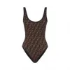 芬迪/Fendi 泳装 - 棕色Lycra?泳衣 FXB922ADHBF0GME 