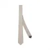 芬迪/Fendi 男士珍珠灰色TIE真丝领带 FXC161 OVD F0YG4