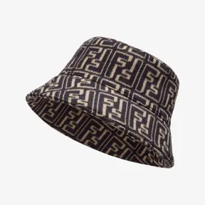 芬迪/Fendi 帽子-黑色羊毛渔夫帽-男士帽子和手套 FXQ801ALGUF0D8J 8054321800759