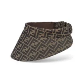 芬迪/Fendi 帽舌 - 棕色帆布帽舌 FXQ912AKO7F0VAT