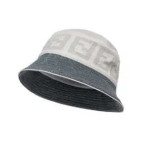 芬迪/Fendi 帽子-灰色毛圈渔夫帽-男士帽子和手套 FXQ958AN94F0QZ0 8056582732848