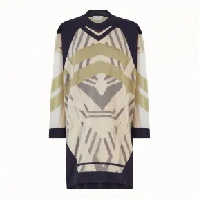 芬迪/Fendi 连衣裙_绿色布料连衣裙 FZD763 A7U 7F07G8