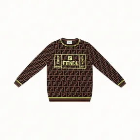 芬迪/Fendi 毛衣_ Roma Amor粘胶纤维毛衣 JMG054 A8L 6F0L78