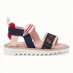 芬迪/Fendi 中性凉鞋_粉红色氯丁橡胶学步凉鞋 JMR260 A62 KF15G7